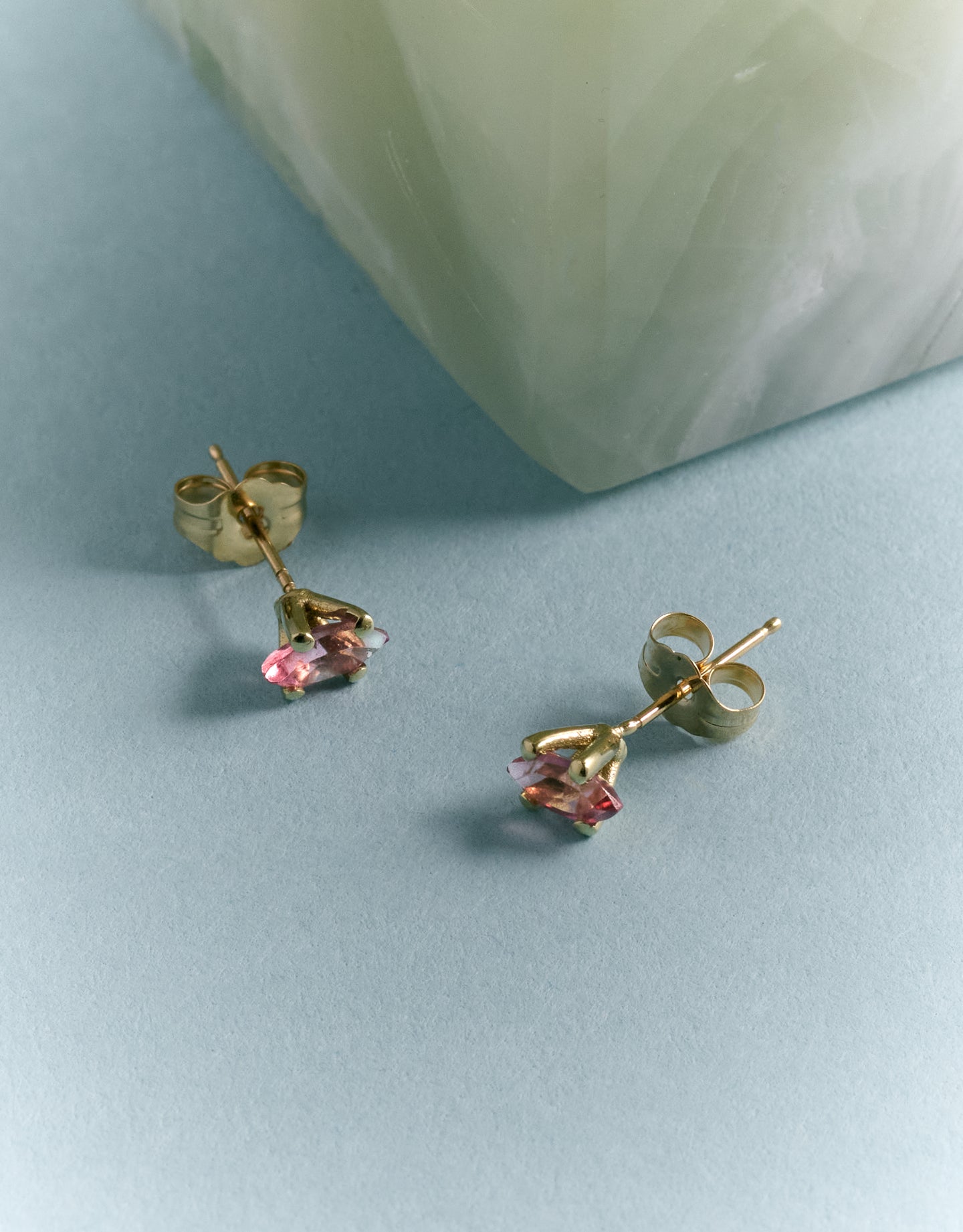 MARQUISE TOURMALINE STUDS